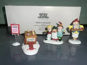 Dept 56 North Pole Village Accessory - Snow Cone Elves #56375 - NEW - Picture 1 of 3