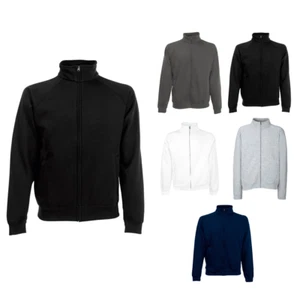 Fruit of The Loom Premium 70/30 Sweatshirt Jacket - Men's Zipped top - Picture 1 of 9