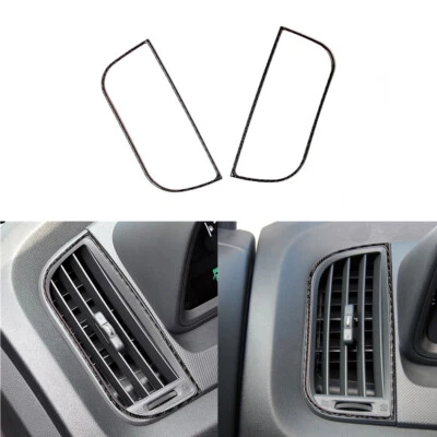 Cubierta de salida de aire acondicionado de fibra de carbono 2 piezas para Dodge Journey 2009-2010 Foto 1 de 4