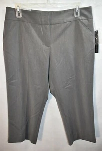 Nicole Miller Capri Gris Talla 16 Mujer Nuevo - Imagen 1 de 6