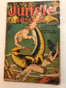 JUNGLE COMICS #88: Fiction House Apr 1947, GD; GGA, Kaanga, Wambi, Camilla, Affe - Bild 1 von 21