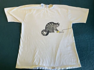 Vintage B Kliban Cat Crazy Shirts XL Katze und Maus Computer Grafik - Bild 1 von 23