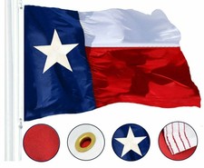 G128 - Texas State Flag 3x5ft Heavy Duty 220GSM Tough Spun Polyester