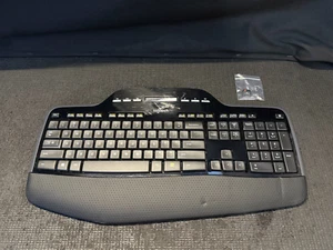 Logitech MK710 Performance Wireless Keyboard w LCD Dashboard Unifying Receiver - Picture 1 of 12