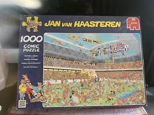 Jumbo Jan van Haasteren 1000 Piece Jigsaw Football Crazy Excellent Condition - Imagen 1 de 7
