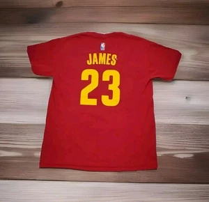 Adidas Lebron James #23 Cleveland Cavaliers NBA Basketball Tshirt Medium - Picture 1 of 9