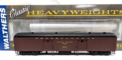 Coche de pasajeros equipaje escala HO Walthers 932-5832 PRR Pennsylvania B60B #9224 Foto 1 de 4