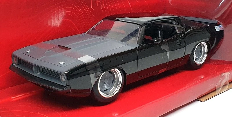 Jada 1/24 Scale 97195 - Letty's Plymouth Barracuda Fast & Furious - Black - Image 1 of 4