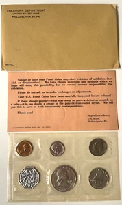 1961 U.S. Mint Set – 5 Coin Philadelphia Issue in OGP - Picture 1 of 2
