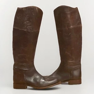 Sendra Brown Leather Riding Boots Sz 7.5 | Broken In | Made in Spain | EU 40 - Picture 1 of 15