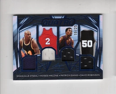 НАШИВКА S. O'NEAL M. MALONE P. EWING D. ROBINSON QUATRO СИНЯЯ #D /25 2025 TRINITY - Изображение 1 из 2