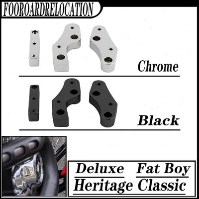 Floorboard Relocators FOR Harley-Davidson Softail Slim Fat Boy Deluxe Heritage - Изображение 1 из 4