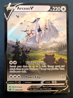 Arceus V SWSH204 SWSH: Sword & Shield Promo Cards Holo NEAR MINT!! - Image 1 of 4