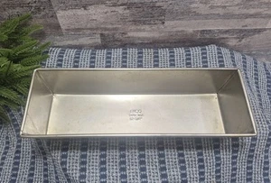 Vintage EKCO T640, USA Metal Folded Corners Long Bread Loaf Pan, Retro 1950s - Imagen 1 de 6