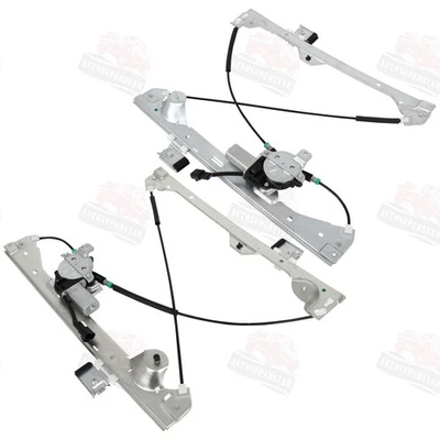 Reguladores de ventana trasera izquierda derecha con motor para Chevrolet Silverado 2500 HD 14-07 Foto 1 de 4