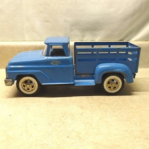 Vintage Tonka New Zealand Pick Up Truck, Farm Stake Rack, Sheep Livestock Blue - Picture 1 of 14