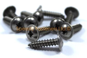 10x Panel de tornillos de golpeteo autogolpe de carenado Yamaha 4,8 mm x 19 mm No.10 acero inoxidable - Imagen 1 de 2