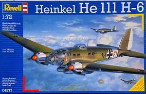 Revell HEINKEL He 111 H-6 Plastic Model kit 1:72 New 04377 - Foto 1 di 5