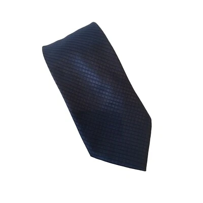 Corbata para hombre Angelo Rossi Le Collezioni marrón oscuro negro rayas diamantes usada en excelente estado Foto 1 de 4