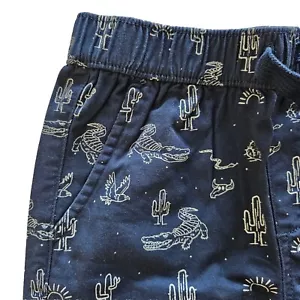 Jogger niño pequeño nuevo con etiquetas 18 meses Western Navy cactus cocodrilo garantimales - Imagen 1 de 4