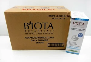 Paquete de 12 Nuevo Suero de Espuma Diaria Biota Botanicals Cuidado Herbal Avanzado 5,1 Fl Oz - Imagen 1 de 3