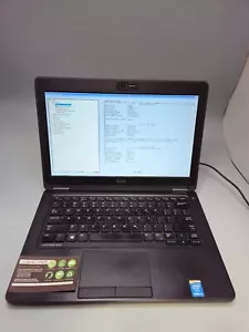 DELL LATITUDE E5250 CORE i3-4030U 1.90GHZ 16GB RAM 250 GB SSD, TESTED - Picture 1 of 15