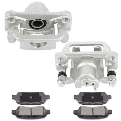 For 2011-2016 Nissan Sentra Rear Brake Calipers Assembly Kit w/ Ceramic Pad Foto 1 de 4