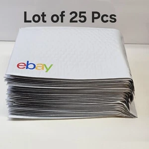 25pcs 6.5” x 9.25” Durable Padded Bubble Mailer Color Logo Self-Seal closure New - Picture 1 of 12
