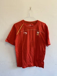 spain national team t-shirt olympic games size Large Red Li-Ning - Photo 1 sur 4