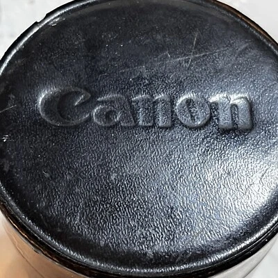 Estuche rígido Canon negro genuino 4,00" x 3,00". Interior limpio forrado acolchado Foto 1 de 4