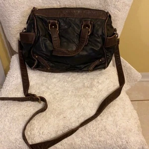 Bueno Hobo handbag or purse Black & Brown with Gold Hardware New without tags - Picture 1 of 5