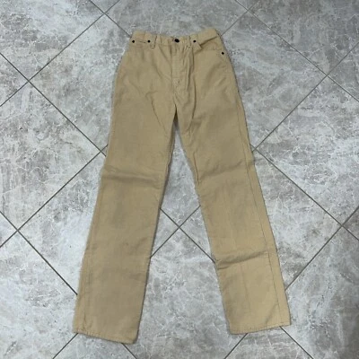 Pantalones de mezclilla vintage de pana amarilla Wrangler para mujer - talla 11 para junior Foto 1 de 4