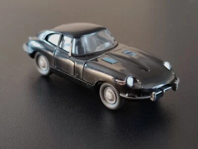 Jaguar tipo E negro. Wiking Modelismo Micro 1:87 Raro Foto 1 de 4