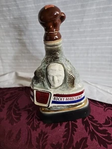 STUNNING boxing WORLD CHAMPION boxer ROCKY MARCIANO whiskey decanter BOSTON - Picture 1 of 7