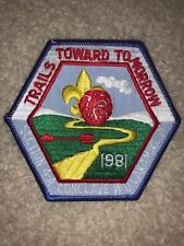 Boy Scout 1981 4-A Wulakamike 21 Indiana Area Section Region OA Conclave Patch