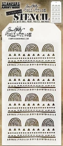 Estampadoras Anónimas - Tim Holtz - Plantilla de capas - Naturaleza ths154 - Imagen 1 de 1