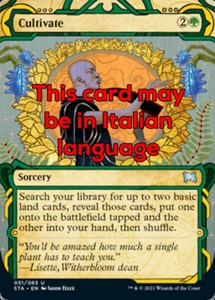MTG CULTIVATE EXC - COLTIVARE - STA IT - MAGIC - Picture 1 of 1