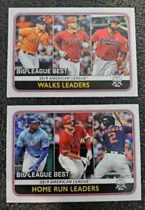 2020 Topps Big League Mike Trout Leaders lot #237, #247 - Picture 1 of 1