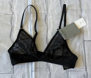 Calvin Klein Sculpt Lace Unlined Wire-Free Triangle Convertible Bra NWT Size XS - Picture 1 of 3