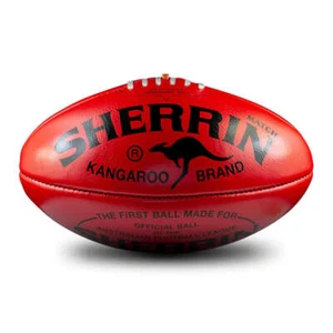 Sherrin Aussie Rule Football KB Match Leather Game Football - Picture 1 of 2