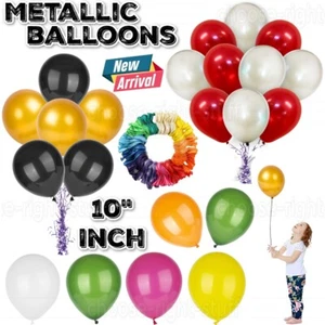 Balloon Curling Ribbons For Anniversaries Engagement10"-10 Pearlised Balloons - Picture 1 of 29