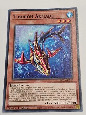 Armored Shark●YUGIOH●ROTA●SPANISH●COMMON●NM●Y41 - Image 1 of 2
