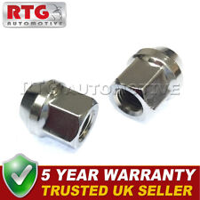 2x Wheel Nuts For Vauxhall Astra MK6 4 Stud (incl VXR) 09-15 (Alloy) Silver