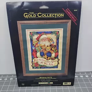Dimensioni Collezione Oro CUSCINETTI REGALI 8638 Kit Punto Croce Contato Nuovo Aperto - Foto 1 di 5