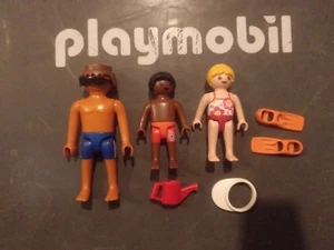 PLAYMOBIL BAÑISTA CON NIÑOS EN BOLSA PRECINTADA - Picture 1 of 1