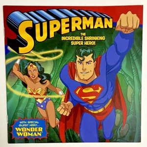 SUPERMAN The Incredible Shrinking Super Hero! Book With Guest Hero Wonder Woman - Picture 1 of 1