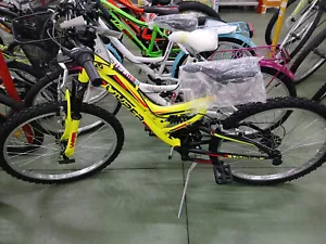 BICICLETA 24'' MTB VYPER COLOR AMARILLO FLUORESCENTE 18 VELOCIDADES AMORTIGUADA - Bild 1 von 1
