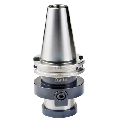 ICARBIDE NEW 1PC CAT40 1-1/2"X 2.0" FACE MILL TOOL HOLDER G2.5 25000RPM TIR0.0002" CNC