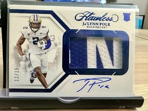 2024 Flawless Football Collegiate Ja’Lynn Polk RPA 12/15. Washington Huskies - Picture 1 of 3