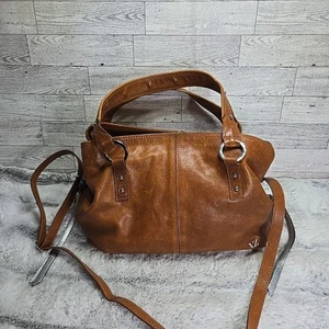 Vélez genarbtes Leder Boho Schultertasche handwerkliches Design Handtasche Crossbody Nieten - Bild 1 von 12